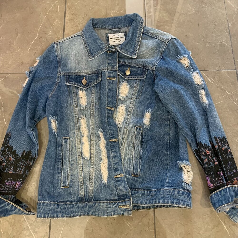 Unique jean jacket